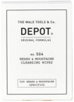 Depot 500 No. 504 Szakálltisztító törlőkendő 12 db