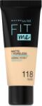 Maybelline Fit Me Matte + Poreless Alapozó 118 Nude 30 ml