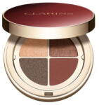 Clarins Ombre 4 Colour szemhéjpúder paletta, 10 Maple Gradation, 4.2 g