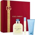 Dolce&Gabbana Light Blue szett, 125 ml + 5 ml + tusfürdő 50 ml