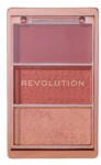 Makeup Revolution Makeup Revolution, Blush Icon, Matt, Blush Highlighter Palette, Aura