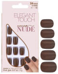 Elegant Touch Nude műköröm, Squoval, Cocoa, 24 db
