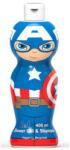 Marvel Captain America tusfürdő és sampon 2 az 1-ben, 400 ml