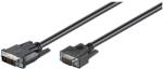 Goobay DVI-I ->VGA black 2m, Cable black (50990)