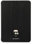 KARL LAGERFELD KLFC11OKMK iPad 11" Pro 2021 Book Cover Negru/black Saffiano Karl Iconic (3666339030377)