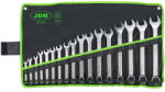 JBM SET DE 17 CHEI COMBINATE IN TOLI 5/16", 3/8", 7/16", 1/2", 9/16", 19/32", 5/8", 11/16", 3/4", 13/16", 7/8", 15/16", 1", 1-1/16", 1-1/8", 1-3/16", 1-1/4 (51890) - vexio Trusa unelte