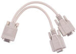  CABLU ADAPTOR VGA 15PINI TATA-2X 15PINI MAMA (KPO3869)
