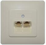  PRIZA UTP 8P8C DUBLA (01-7130)
