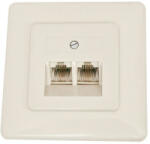  PRIZA ISDN 8P4C INGROPATA DUBLA (01-4042)