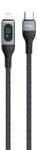 Dudao Cablu date/încărcare Dudao USB-C la Lightning PD 20W, incarcare rapida, lungime 1m, Universal - Negru (6973687243692)