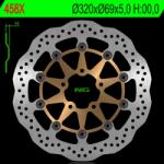 NG Brake Disc NG BRAKES Petal Lebegő - 458X NG Brake Disc Fékrendszer és alkatrészei Fékbetétek, fékpofák és féktárcsák Féktárcsák