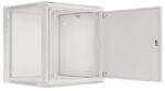 Lanberg WALL MOUNT RACK CABINET 19" 12U 600X600 (WF01-6612-00S) - vexio