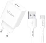 YOOUP Încărcător de rețea Yooup 12W NC76-A și cablu USB-C NB36-P9-1M (NC76-A + NB36-P9-1M) (NC76-A + NB36-P9-1M)