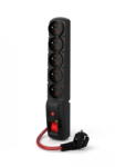 HSK Data F5 Power Protectie supratensiune, 16 A, 1.5 m, Negru (W2289)