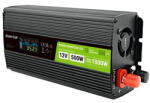 Green Cell Przetwornica LCD 12V 500W/1000W Czysty sinus z wywietlaczem (INVGC12P500LCD) - vexio