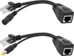 Eurokomp Adaptor PoE - alimentare prin LAN pentru AP, ROUTER negru E4653 (L-URZ1998EK-1)
