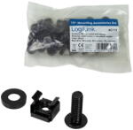 LogiLink SET montare LOGILINK pentru rack 19", contine 20 piese: suruburi, saibe, piulite, diametru 6mm (M6), otel, "AC113 (AC113)