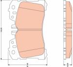 TRW Set Placute Frana, Frana Disc Gdb3473 Hyundai Ix35 Lexus Ls (GDB3473)