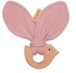 NEW BABY Baby teether New Baby Bird pink (53529-nb-muslin-bird-pink) - vexio