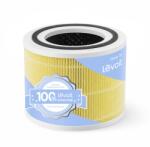 Levoit Core 300 și Core 300S filtru de schimb împotriva mirosurilor de la animalele de companie și din bucătărie, filtru HEPA, filtru de carbon activ foarte eficient și pre-filtru, pentru proprietari de anim