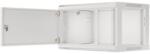 Lanberg szürke 19" 6U 600x450 rack szekrény (WF01-6406-00S) (WF01-6406-00S)