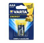 VARTA ENERGY tartós elem AAA, alkáli, 2db/csomag BAVA 4103 2PACK (BAVA 4103 2PACK)
