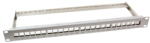 LogiLink 19" Patch panel 24 Keystone jack csatlakozóhoz, 1U, szürke