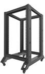 Lanberg 18U 600x800 fekete nyitott rack szekrény (OR01-6818-B) (OR01-6818-B)