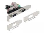 Delock PCI Express Kártya 2 x RS-232 soros csatlakozó - pcx - 9 489 Ft