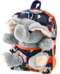 SAZIO NEO Rucsac plus pentru copii cu jucarie elefant albastru (ST100715)