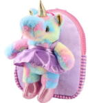 SAZIO NEO Rucsac plus pentru copii cu jucarie unicorn roz (ST100713)