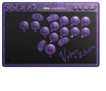 8BitDo Arcade Stick All-Button, ediția Signature, violet transparent, controler fără fir (RET00917)