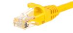 NETRACK patch cable RJ45, snagless boot, Cat 6 UTP, 1m yellow (BZPAT16Y) - vexio