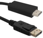 Qoltec Cable DisplayPort v1.2 / HDMI | 4Kx2K | 3m (50437)