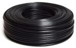 Gembird flat telephone cable stranded wire 100m, black (TC1000S-100M-B)