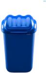 Plafor Cos plastic cu capac batant, pentru reciclare selectiva, capacitate 15l, PLAFOR Fala - albastru (PL-605-03) - vexio Cos de gunoi