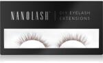 Nanolash DIY Eyelash Extensions set pentru extensia genelor acasă Classy BROWN 36 buc