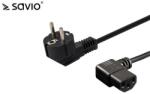 SAVIO Power cable Schuko (M) angled - IEC C13, 1.2 m CL-115 (CL-115)