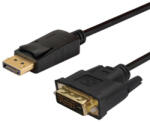 SAVIO CL-106 video cable adapter 1.8 m DisplayPort DVI Black (CL-106)