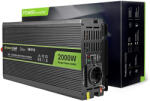 Green Cell INV10 power adapter/inverter Auto 2000 W Black (INV10)