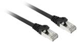 Sharkoon patch network cable SFTP, RJ-45, with Cat. 7a raw cable (black, 1 meter) (4044951029334)