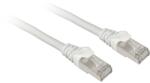 Sharkoon patch network cable SFTP, RJ-45, with Cat. 7a raw cable (white, 50cm) (4044951029396)