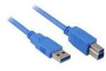 Sharkoon Cable USB 3.0 A-B black 1, 0m (4044951015634)