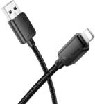 hoco. Cablu Date si Incarcare USB-A - Lightning HOCO X113, 18W, 1m, Negru (HOCOX113L)