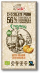 Sole bio étcsokoládé 56% naranccsal 100 g