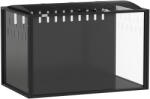 PawHut Cușcă Gigant pentru Hamsteri Habitat pentru Rozătoare din Oțel și Acrilic Transparent Vizibilitate Panoramică 81 x 51 x 53 cm Negru | Aosom Romania (D51-540V00BK)