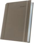 Herlitz Agenda datata 2027 Herlitz Premium Deluxe Borneo, A5, 352 pagini, coperta din piele sintetica, margini folio argintiu, culoare bej HZ400216642