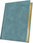 Herlitz Agenda datata 2027 Herlitz Premium Deluxe Chia Suple, A5, 352 pagini, coperta din piele sintetica, margini folio auriu, culoare acvamarin HZ400216548