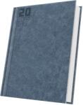 Herlitz Agenda datata 2027 Herlitz Premium Deluxe Capalbio, A5, 352 pagini, coperta din piele sintetica, culoare albastru denim HZ400216652