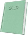 Herlitz Agenda datata 2027 Herlitz Premium Deluxe Biella, A5, 352 pagini, coperta din piele sintetica, culoare verde menta HZ400216662